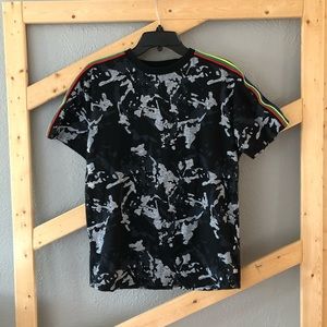 Rolling Paper Black Camo Short Sleeves Shirt - Large - T-Shirt